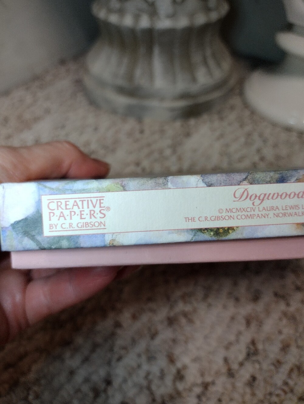 Creative Papers Vintage Dogwood By Laura Lewis Lanier Boxed Stationary Set - Picture 3 of 5